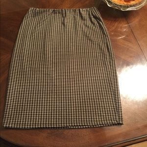 Houndstooth Skirt